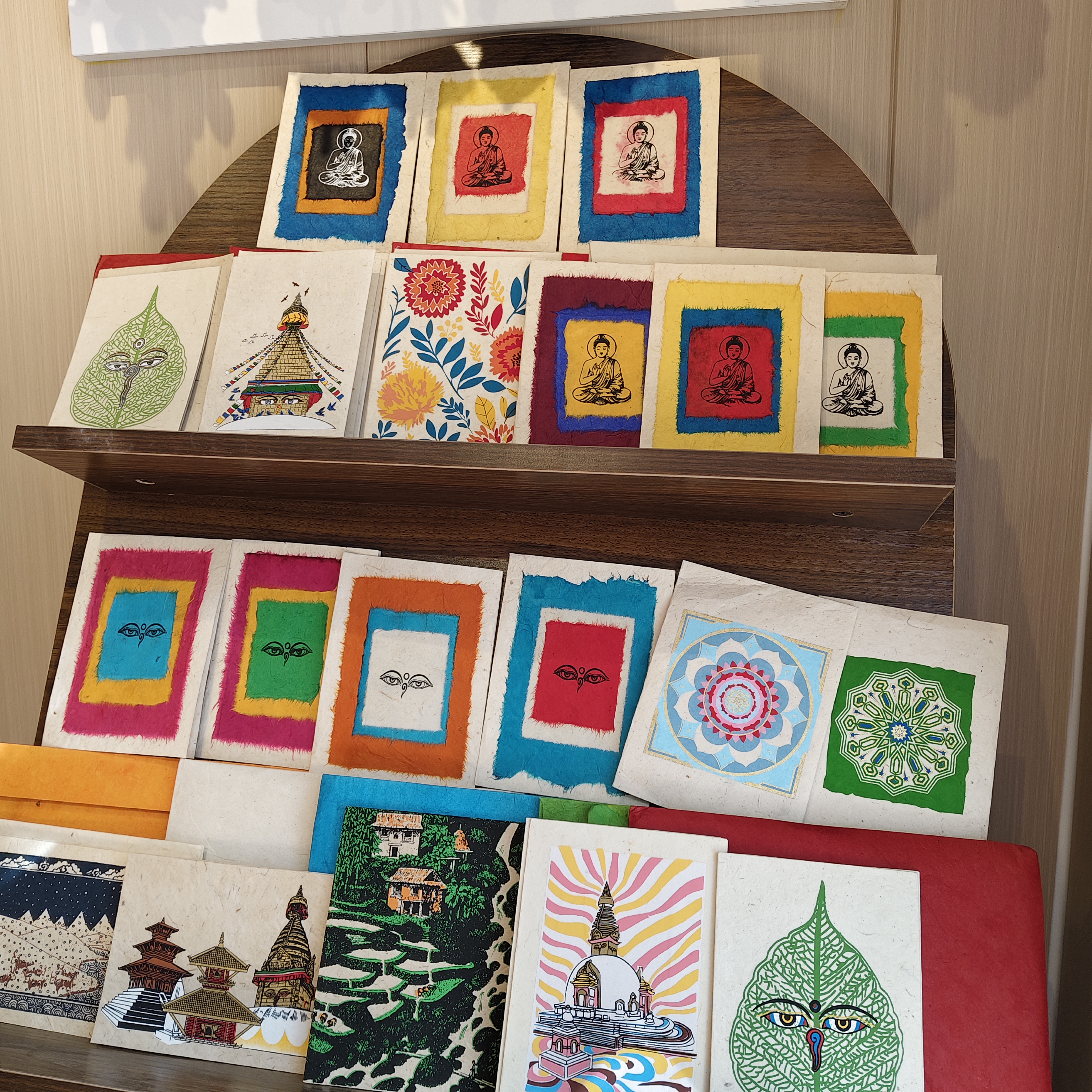 尼泊尔明信片带信封