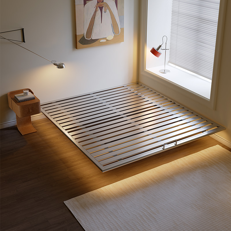 设计师不锈钢主卧环保悬浮床