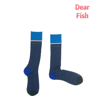 夏季 时区 薄透款 透气长筒女袜时尚 DEAR 复古卡斯日系时尚 FISH