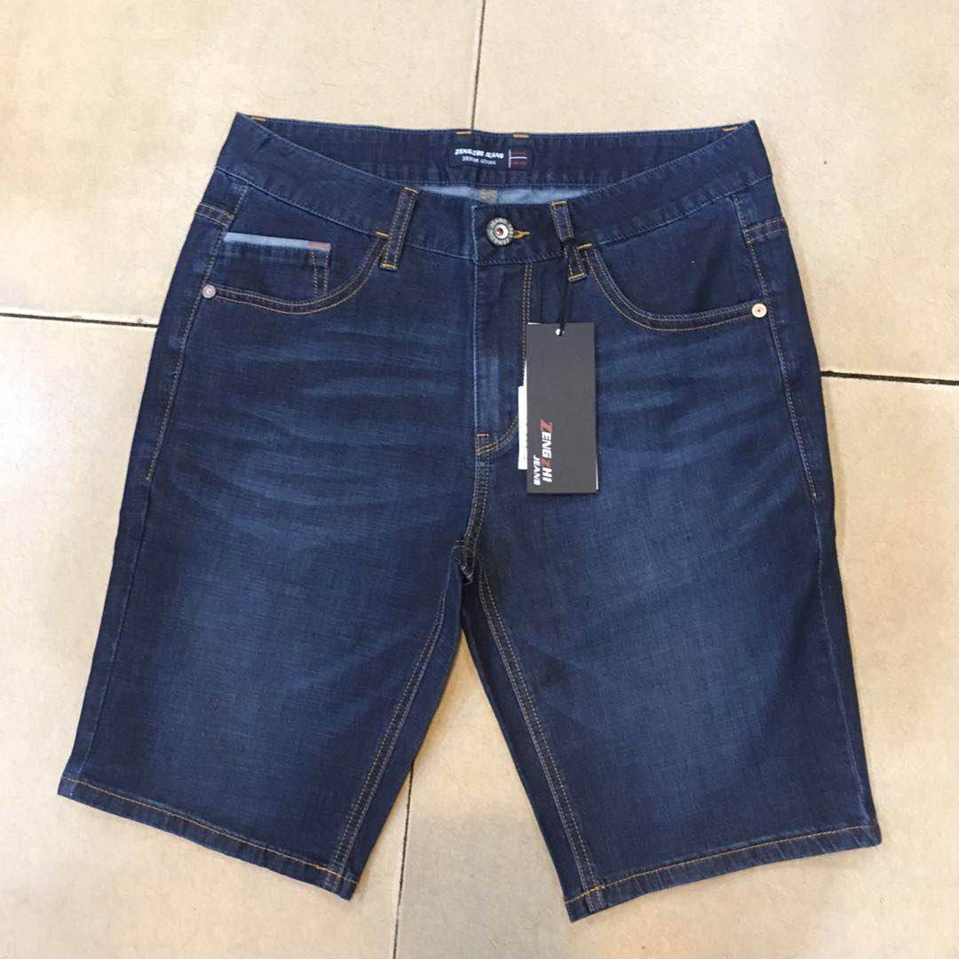 增致牛仔短裤男正品2025夏新款增致男装弹力牛仔中裤五分裤薄裤