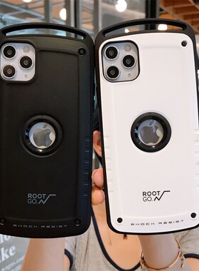 ROOT CO.适用于苹果11pro手机XSMAX防摔套XR全包12军工7/8P/13PRO