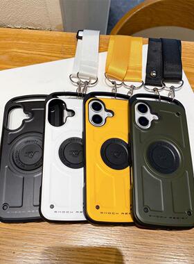 ROOT CO.适用于苹果16磁吸手机壳15promax防摔保护套14挂绳13硅胶全包12简约11户外商务男女款情侣潮