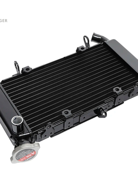 适用于本田CB500F铝制全新黑色散热器水箱总成冷却降温器19-21年