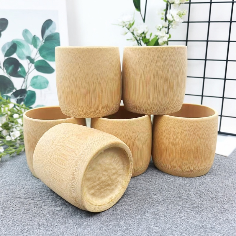 碳化竹杯竹茶杯竹制个人品茗杯日式个人茶杯自然材质水杯,特色手工艺,竹编/竹雕,淘宝优惠券,粉丝福利购,淘宝优惠卷