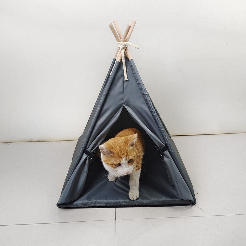 宠物帐篷防水涂银牛津布可拆洗泰迪比熊猫咪狗狗中小型宠物用品