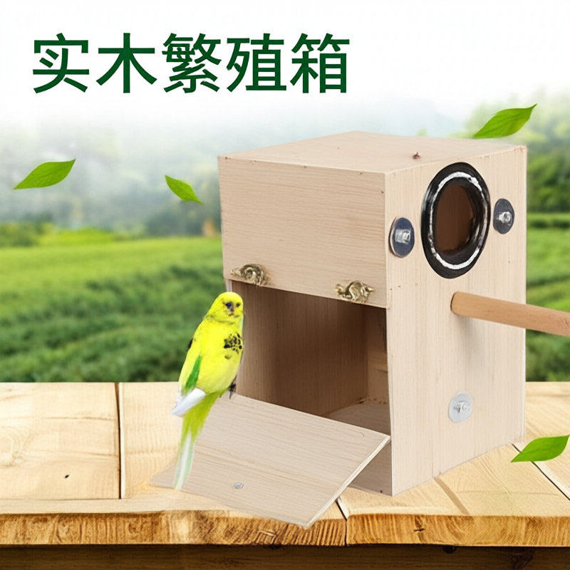 虎皮鹦鹉牡丹实木鸟窝鹦鹉挂窝鸟