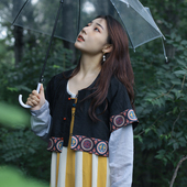 天丝唐制汉服36破间色裙背带杉水集 唐半袖 唐而黄之2.0 返场王