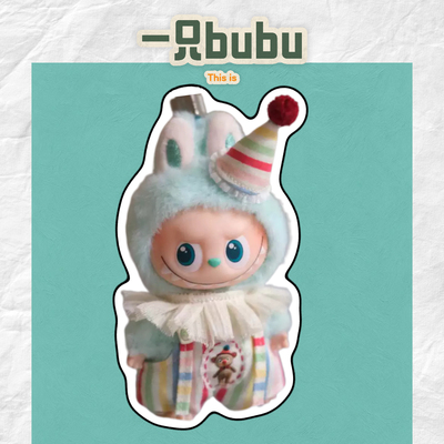 仅娃衣】4.0拉布布心底密码小丑服潮服着替娃娃衣服10cm四代服饰