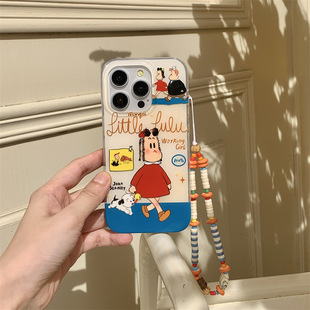 可爱卡通露露适用iPhone141516promax手机壳13pro防摔12苹果全包