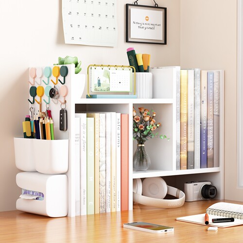 晟栎简约江苏徐州伸缩挂钩书架