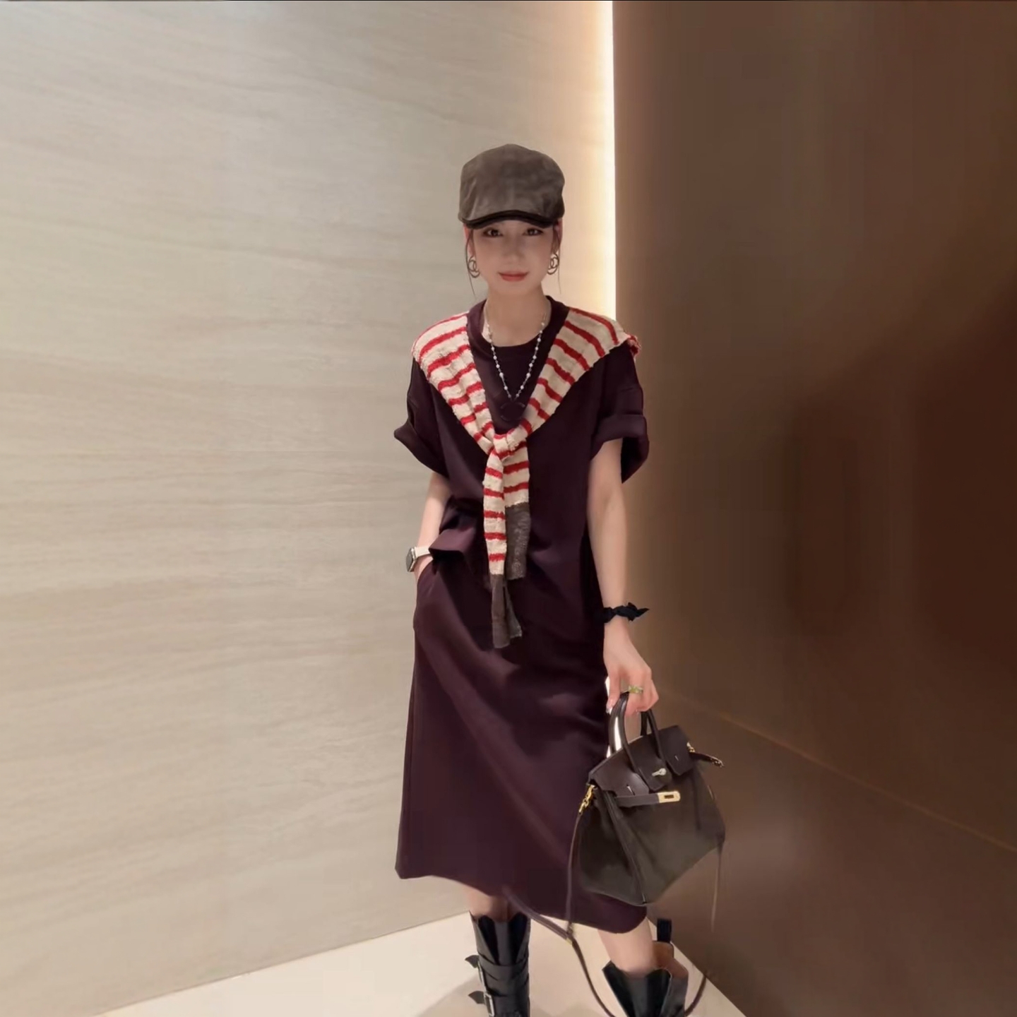 欧洲站南油2025秋季新款时尚套装