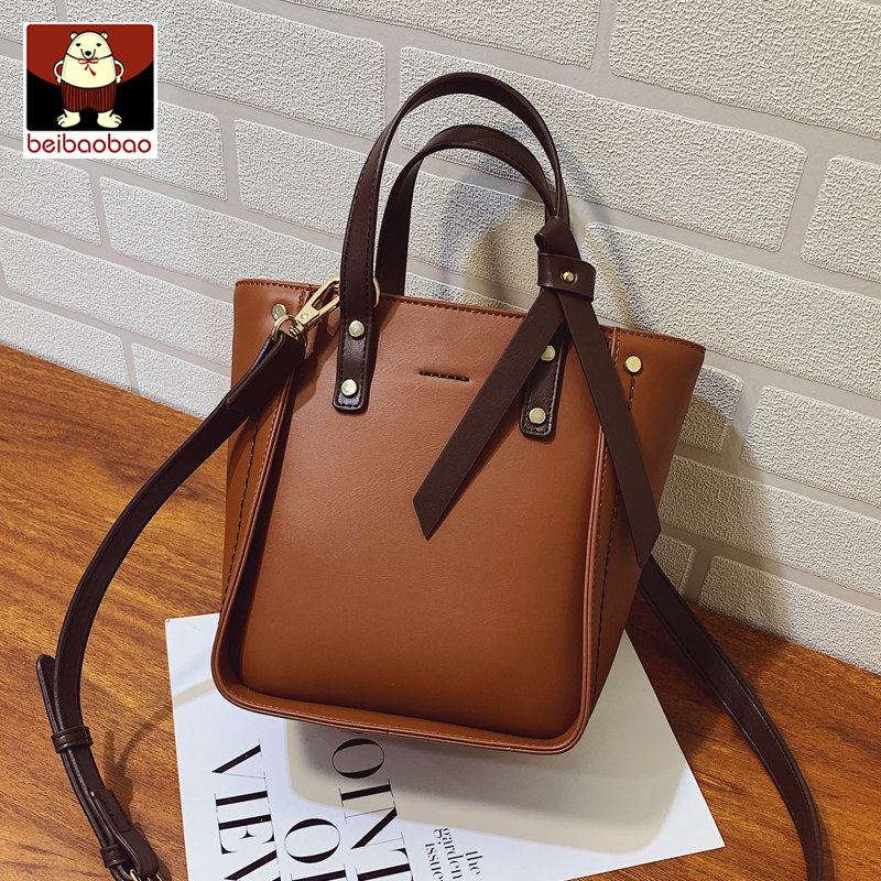 北包包手提包包女包2020新款潮秋冬时尚水桶包百搭质感单肩斜挎包