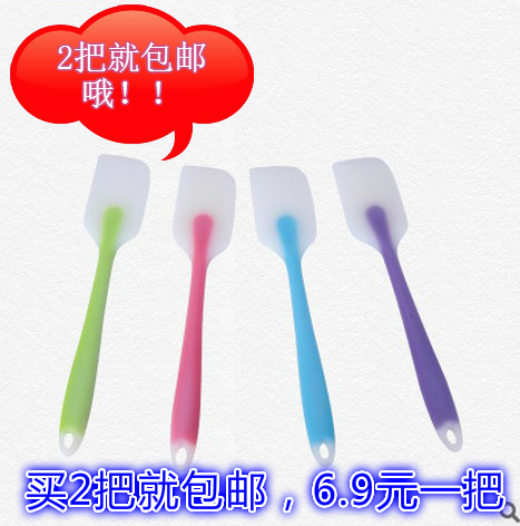 烘焙工具 一体式硅胶刮刀 硅胶刷子 蛋糕奶油抹刀 铲刀搅拌耐高温