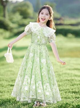 2026夏季女童公主短袖连衣裙
