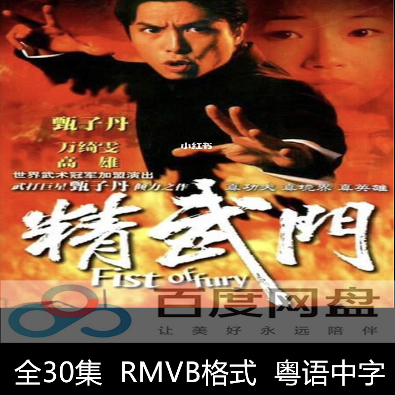 1995精武门30集全 电视剧 甄子丹/万绮雯 每集约190m 标清素材