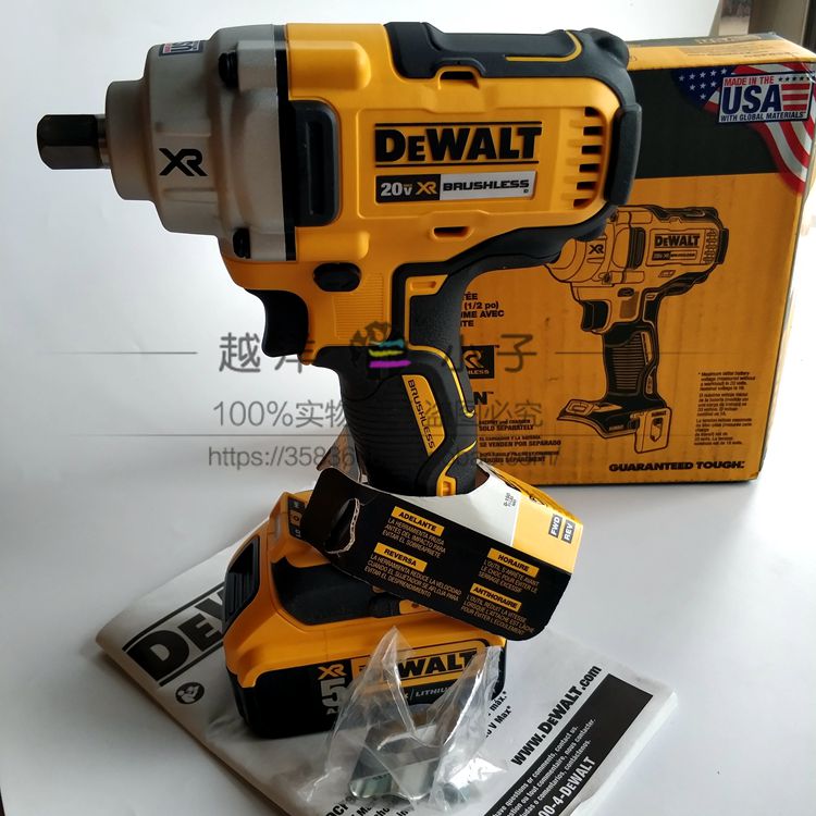 美产全新进口DEWALT/得伟B DCF894中程无绳冲击扳手光机现货供应 五金/工具 冲击扳手 原图主图