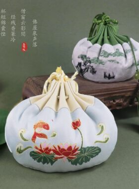 艾叶香囊汉服配饰diy小
