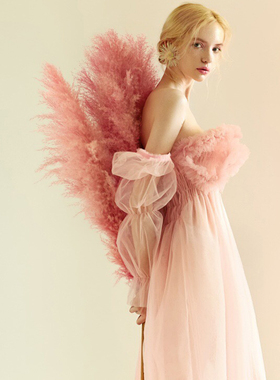 泡泡袖影楼化妆造型手套婚纱礼服手袖新娘婚纱白色红色黑色手套