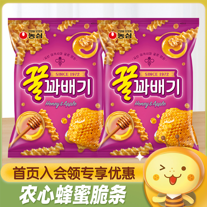韩国进口农心蜂蜜苹果脆条