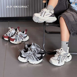 儿童运动鞋2026春夏季新款女童时尚老爹鞋潮男童轻便透气网面跑鞋