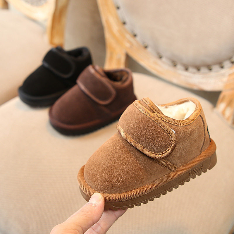 冬款宝宝大棉鞋韩版儿童真皮雪地靴韩版加厚加绒男女童保暖棉鞋子,童鞋/婴儿鞋/亲子鞋,雪地靴,淘宝优惠券,粉丝福利购,淘宝优惠卷