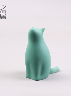 可爱动物树脂电视柜摆件情侣送礼