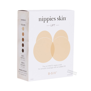美国Bristols 6 bsix NippiesSkin无痕隐形硅胶聚拢上托胸贴乳贴