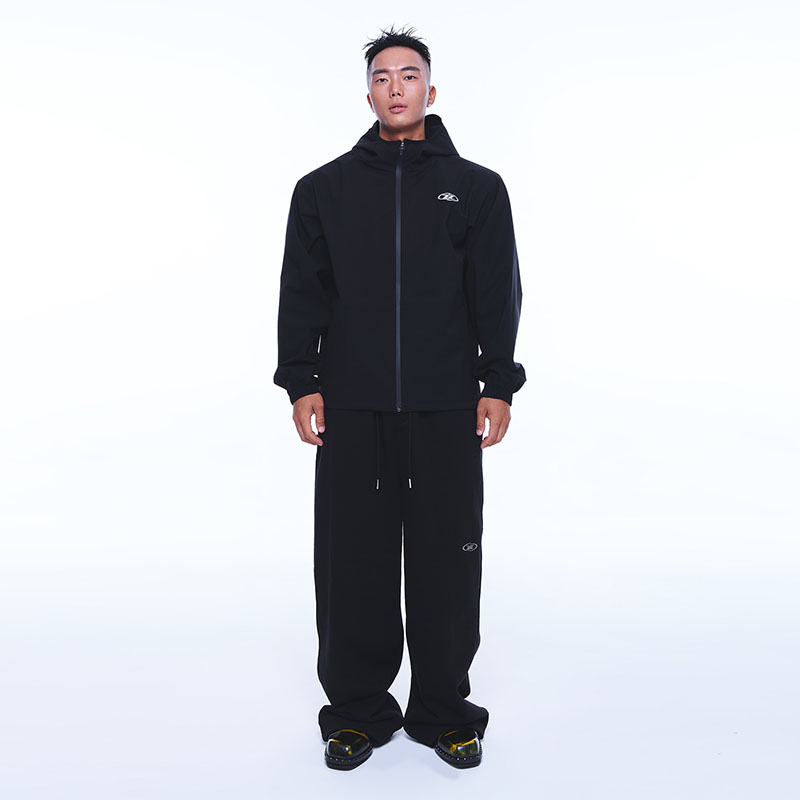 MURRAAER 高端连帽冲锋衣外套男春秋2025新款冬季加厚高级感防风