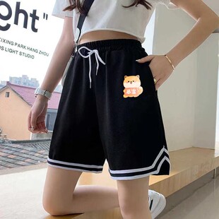薄款 2026夏季 跑步速干休闲裤 时尚 运动短裤 潮流阔腿五分中裤 子女款