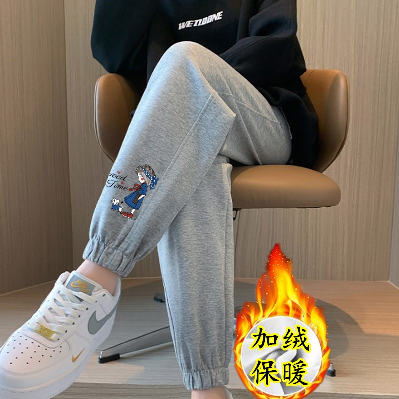 加绒加厚运动裤女秋冬款束脚卫裤2024新款休闲裤小个子外穿灯笼裤,女装/女士精品,卫裤,淘宝优惠券,粉丝福利购,淘宝优惠卷