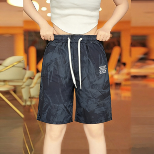 2026新款 夏季 子女款 宽松直筒休闲工装 迷彩五分裤 爆款 冰丝运动短裤