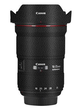 漫步驴适用于佳能EF16-35 f2.8L III保护贴膜1635三代全包彩色皮