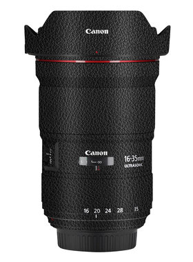 漫步驴适用于佳能EF16-35 f2.8L III保护贴膜1635三代全包彩色皮