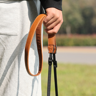 背包客Z27单反相机背带超软皮革肩带单反可调中小型相机挂带