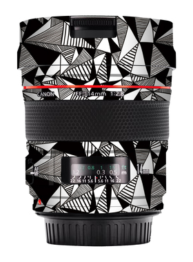 适用于 佳能EF14F2.8L二代镜头卡通贴纸 14f2.8二代贴纸3M