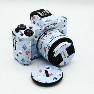 适用于佳能M50 M50II 机身贴纸15-45 32F1.4 22F2镜头保护膜贴纸