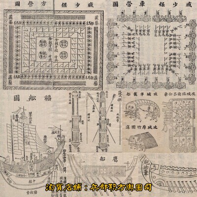 明军武备及戚家军兵器阵法旌旗火器战船攻城器械400余张高清素材