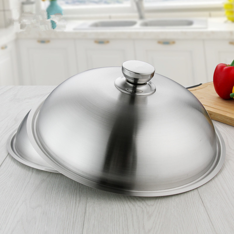 不銹鋼炒鍋蓋家用大號湯鍋加厚