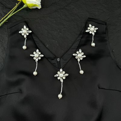 璀璨星芒管珠流苏别针款AZ007