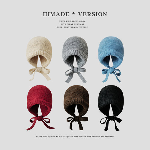 Himadee秋冬季针织拉克拉法帽