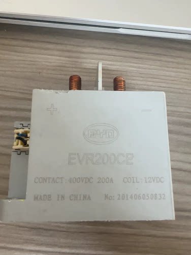 比亚迪EVR200CE高压继电器 400VDC 200A 12VDC控制线圈