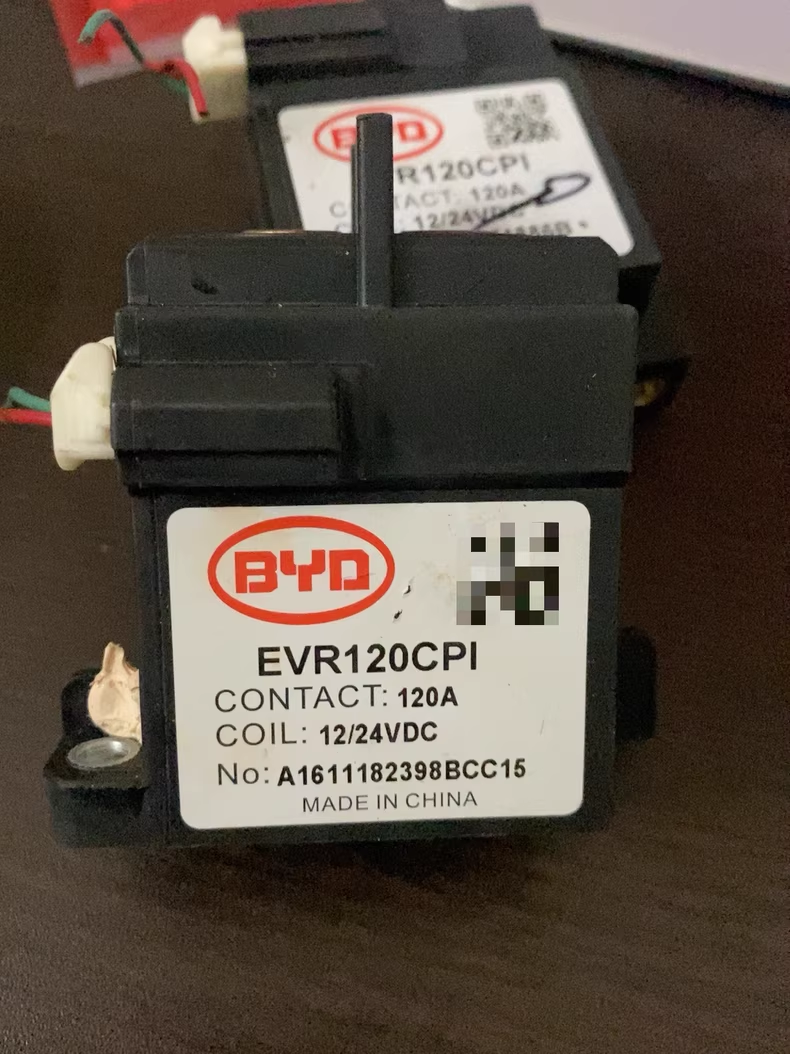 拆机比亚迪EVK120CPL直流接触器 12/24通用 大量现货 不包邮