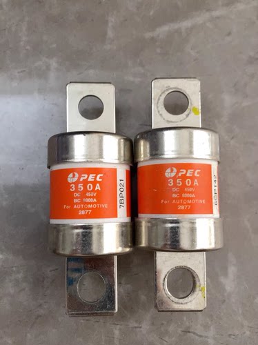 PEC+350A+450V+新能源汽车保险丝，适用于电动汽车。成色如图