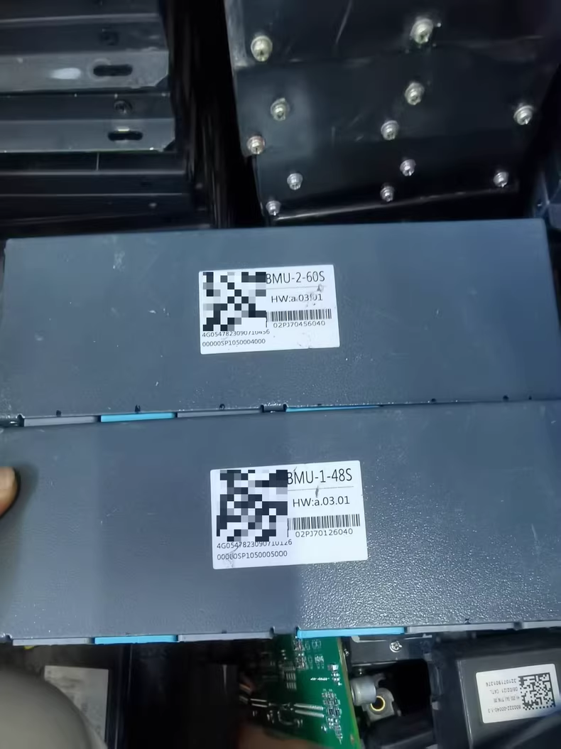 电池管理系统BMU-2-60S和BMU-1-48S，型号如图，硬件版本HW:a.03