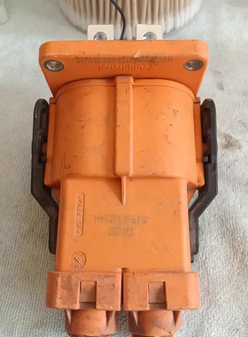 泰科TE 3芯高压连接器插座，橙色外壳，型号1-2354733-1/2，