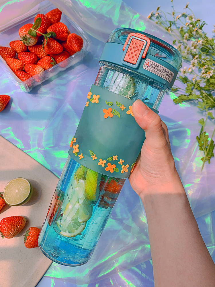 塑料成人大容量茶漏小清新