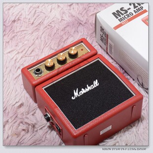 X标价9折 Marshall 马歇尔MS-2R MS-2C 1W迷你音箱MINI吉他音响