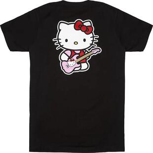 现货Fender芬达x Hello Kitty联名款T恤男女短袖乐器周边919 0288