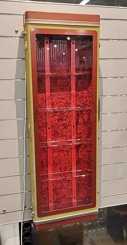X标价9折Fender芬达Guitar Display Case防尘保护电吉他展示琴盒