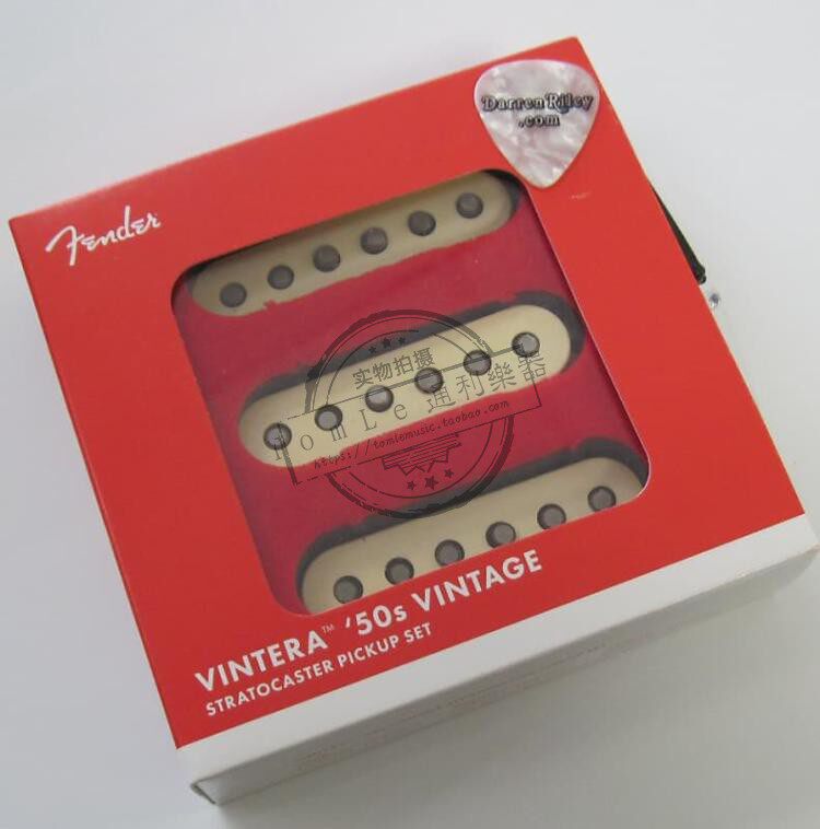 X9折Fender 芬达 VINTERA '50S 复古STRATOCASTER 拾音器套装2206
